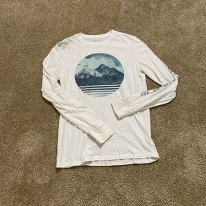 Mens White Aeropostale Longsleeve Size Small